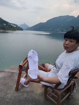 夏天穿它不怕脚臭!编织凉鞋包邮退货无忧 纯手工编织,每一双都独一无二#湖北宜昌#手工#草鞋#手工编织