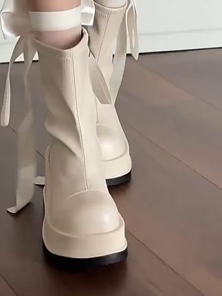 秋季时尚厚底爆火马丁靴 #百搭鞋子 #短靴 #马丁靴 #单鞋