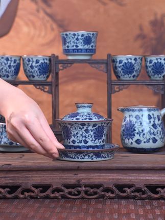 买茶具得买一套才划算#茶具好物推荐 #茶具套装 #景德镇青花瓷 #景德镇茶具套装 #召唤茶友