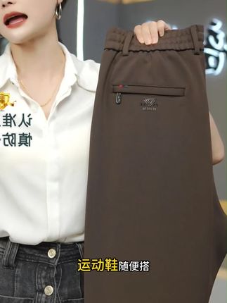 培蒙秋季新款弹力休闲裤升级款男裤高腰直筒宽松裤运动裤百搭男裤#百搭裤子 #显高显瘦显腿长 #男裤 #显瘦穿搭 #显瘦遮肉