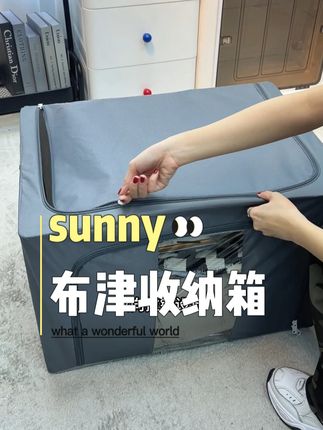 又是一年换季收纳时,收纳箱要选这种带拉链半透明的牛津布收纳箱,衣物一目了然,拿取方便#换季收纳整理  #收纳整理  #内津布收纳箱  #收纳箱 #实用好物