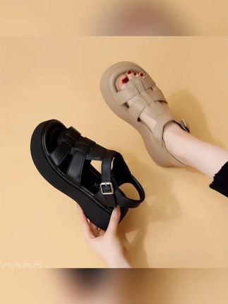 包头凉鞋女2025新款夏季配裙子洋气爆款透气镂空勃肯鞋猪笼罗 #夏季凉鞋#便宜又好穿#百搭鞋子#时尚美鞋#凉拖鞋