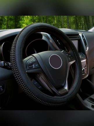 【手工编织 手感好】冰丝汽车方向盘套四季通用车把套防滑透气吸汗#汽车用品 #方向盘套 #冰丝材质 #防滑透气 #四季通用