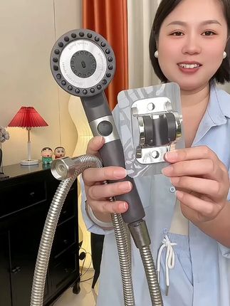 新款增压美肤按摩喷加压通用花洒莲蓬头手持家用#好物推荐 #家装卫浴 #在抖音入手的好东西 #无限回购的宝藏单品 #大暑消夏开吃啦