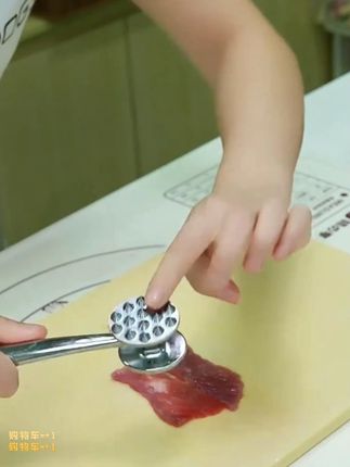 #家用捶肉器 洁思奥敲肉锤双面家用锤断筋器工具敲肉锤拍打器锤肉器嫩肉捶肉器#捶肉器 #嫩肉捶肉器 #断筋器 #敲肉锤