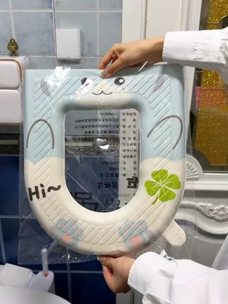 防水加厚马桶垫坐垫四季通用坐便垫冬季保暖马桶坐便圈垫马桶垫子#马桶垫 #防水加厚 #四季通用 #坐便垫 #家居好物