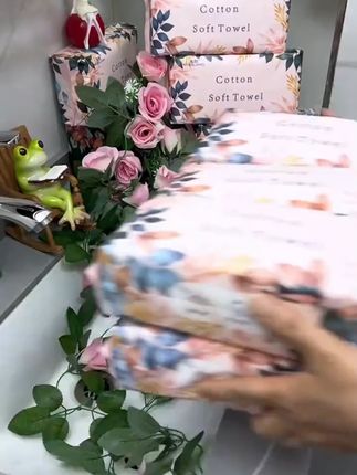 名靓洗脸巾花开富贵款干湿两用平替好物卸妆母婴可用抽取式6包装#名靓洗脸巾 #花开富贵款 #干湿两用 #母婴可用 #抽取式