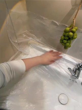 旅行一次性隔脏膜酒店出差用品便携塑料薄膜多功能洗漱台洗衣袋#旅行用品 #一次性隔脏膜 #酒店用品 #便携好物 #多功能