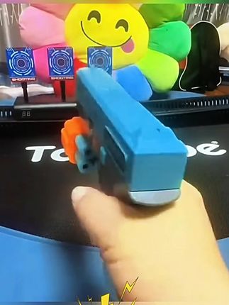 木森推荐#儿童玩具 凯蒂卡乐打靶射击玩具儿童电子计分软弹枪小男孩手枪室内运动训练 #软弹枪 #射击玩具 #玩具 #木森大舞台