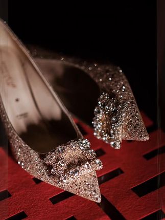 【池美】高级感水晶绝美高跟鞋婚鞋主婚纱礼服伴娘鞋配裙子不累脚 #结婚#  新婚礼物  #高跟鞋#  婚鞋  #备婚攻略