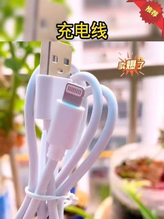 罗永浩推荐#数据线 #苹果数据线 #充电线 #罗永浩 #罗永浩推荐 适用苹果数据线快充iPhone14/13/11xrs/6s/7/8plus手机充电线通用