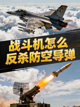硬核教学,战斗机如何摧毁敌方防空导弹 #模拟飞行 #战斗机