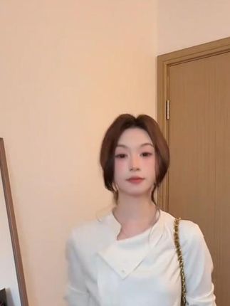 秋季新款简约不对称荡领斜门襟绑带收腰上衣女高级感衬衫 #穿出高级感 #今天穿什么 #搭配分享 #衬衫 #小众设计感