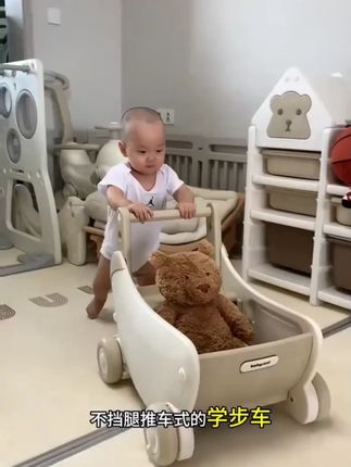 Baby Soul婴儿学步收纳车手推车多功能防o型腿宝宝学走路周岁礼物#学步车 #学步车推荐 #收纳车 #多功能收纳车 #婴儿学步车