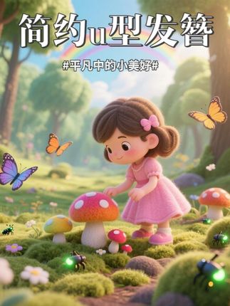 原来低丸子头还可以这样扎,简单又好看#发簪盘发