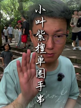 高密度高油性小叶紫檀,还是存放很久的,真的超值! #手串 #文玩 #小叶紫檀