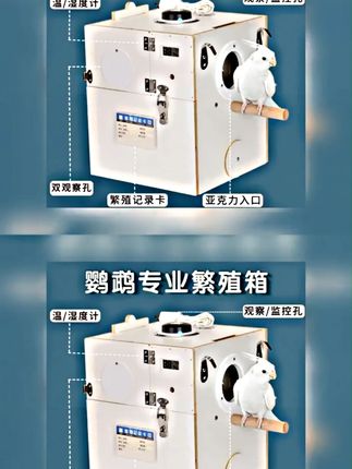 鹦鹉繁殖箱玄凤虎皮牡丹文鸟小太和尚竖式鸟挂窝巢孵化保温内挂置 #鹦鹉繁殖箱 #鸟挂窝巢孵化保温箱 #巨量千川 #小店随心推 #DOU上热门
