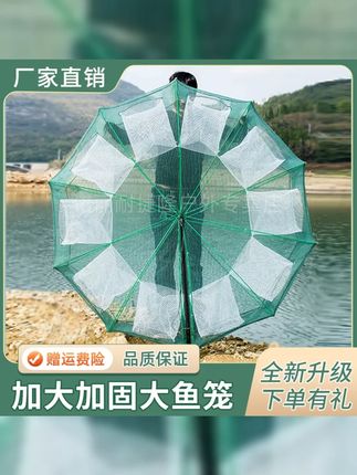加大自动捕鱼笼渔网捕捉工具鱼笼地笼网渔具捕大鱼网专用只进不出 #鱼笼 #捕鱼笼 #专用只进不出 #虾笼 #鱼笼地笼