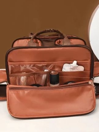 新款手提化妆包女大容量时尚复古高级感大号收纳包旅行洗漱包#美包分享 #包包推荐 #包包控 #总有一款适合你 #今日新款推荐