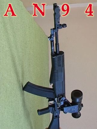 一度被视为“禁枪”的AN94突击步枪 #军迷发烧友 #军事科技 #军事科普