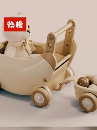 Baby Soul婴儿学步收纳车手推车多功能防o型腿宝宝学走路周岁礼物#婴儿学步车#遛娃神器#学步收纳车#儿童手推车#母婴好物