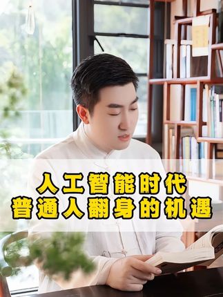 人工智能时代,普通人翻身的机遇。#认知 #趋势 #财商