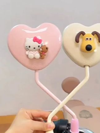 电动车后视镜大视野超广角可爱蝴蝶结爱玛雅迪电瓶车倒车镜反光镜#电动车用品推荐 #反光镜 #好物推荐分享