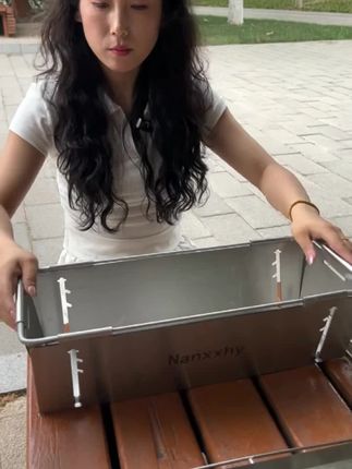 新款不锈钢折叠烧烤炉1秒开合家用户外碳烤炉烧烤架超薄收纳露营#烧烤炉 #不锈钢烧烤炉 #折叠烧烤炉 #户外露营 #家庭烧烤