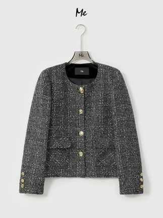 【D骑士小香】绵羊毛粗花呢菱格提花时尚奢牌感小香外套#品质女装 #显瘦穿搭 #通勤搭配 #搭配技巧 #小个子穿搭 @老杨的私服(周日见🩵)