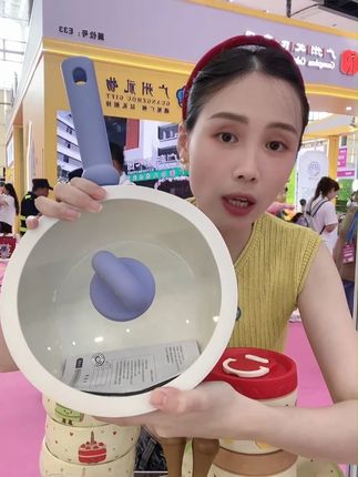 炊达人陶瓷小奶锅辅食锅双面陶瓷不粘锅婴儿童热奶锅锅蒸煮泡面锅#好物推荐🔥 #陶瓷餐具 #不粘锅 #厨房好物 #精选好物