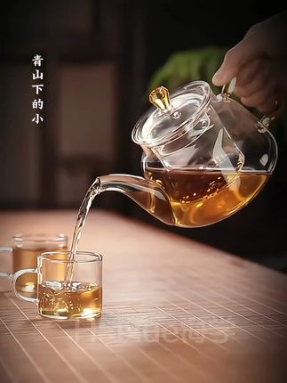 高硼硅玻璃煮茶烧水耐高温加厚日式电陶炉明火防炸裂骤冷骤热#茶具套装 #茶壶 #高硼硅玻璃 #泡茶器 #茶器之美