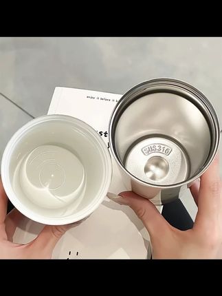 Gucgres轻奢保温杯陶瓷内胆咖啡杯男水杯成人新款杯子女生男士#杯子控 #便携咖啡杯 #保温杯 #水杯