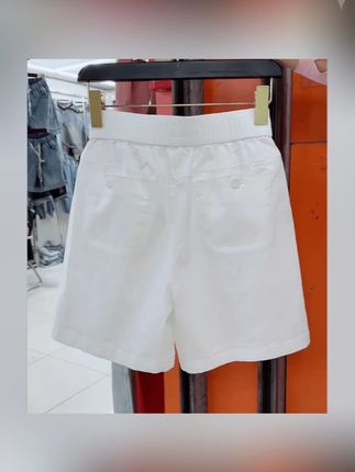 裤子水洗棉短裤薄款白色夏季宽松百搭女士短裤女款爆款2025新款#夏季短裤 #百搭短裤 #短裤女 #女士短裤 #薄款短裤
