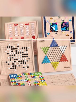 飞行棋儿童版跳棋五子棋小学生多功能棋盘三合一棋类桌游益智玩具 #亲子游戏陪伴 #益智玩具 #动手动脑 #桌面游戏 #飞行棋