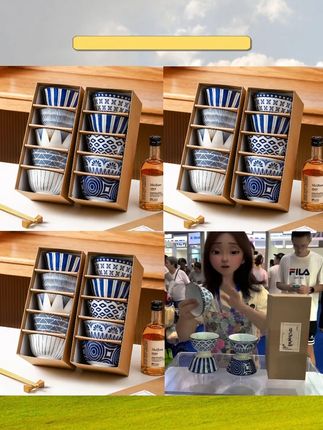 川岛屋日式餐具套装陶瓷碗家用新款2025特别好看的碗米饭碗吃饭碗#陶瓷餐具 #碗 #米饭碗 #碗套装 #陶瓷碗
