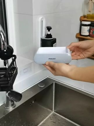 这个#壁挂肥皂盒 ,真的是好看又好用,加大加宽设计,适用不同的香皂,独立沥水盒,方便清洗#卫生间好物 #沥水肥皂盒 #香皂盒 #实用省空间
