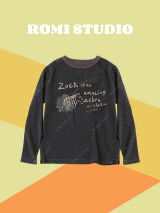 ROMI STUDIO“怀旧复古”全棉亲肤舒适印花圆领长袖T恤 #时髦精 #简约搭配 #百搭上衣 #初秋穿搭 #ootd穿搭
