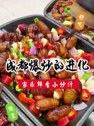 成都的爆炒已经进化成这样了吗?#爆炒 #美食 #街头美食