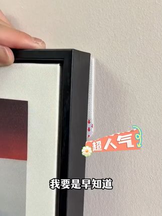 好物分享 【魔力扣挂画神器】免打孔无痕钉双面粘胶强力贴钩墙相框墙上粘贴#好物分享🔥