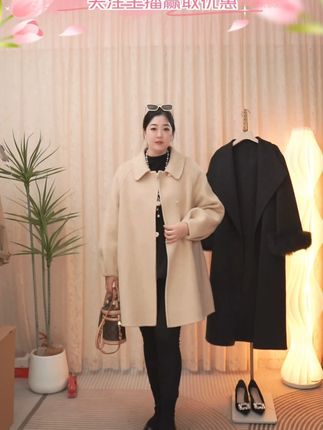 #大码女装 #大码大衣 #大码羊毛大衣 #品质女装