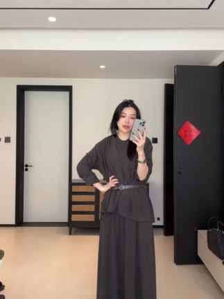 套装天花板!一套四件的超实用还有女神范的四件套半裙套装 #今天穿什么 #小众设计感 #轻奢女装