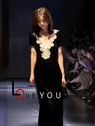 2025夏季新款时尚显瘦气质女士网红洋气连衣裙百搭款D9976 #夏季穿搭 #夏季新款 #新品上新 #时尚穿搭 #穿搭