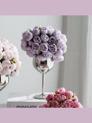 轻奢塑料仿真花束玫瑰假花摆件高脚杯绢花餐桌套装鲜花花摆设#仿真花束 #家居摆件 #轻奢风格 #玫瑰套装 #餐桌装饰