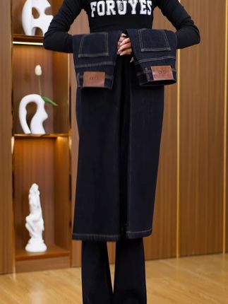 #显高显瘦显腿长 #百搭神裤 #微喇裤 #牛仔裤