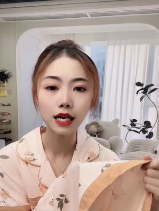 姬玛夏款针织纯棉短袖睡衣女三件套装透气翻领家居服套装252326#家居服睡衣 #仙女必备 #轻薄透气 #夏季必备 #好看又便宜