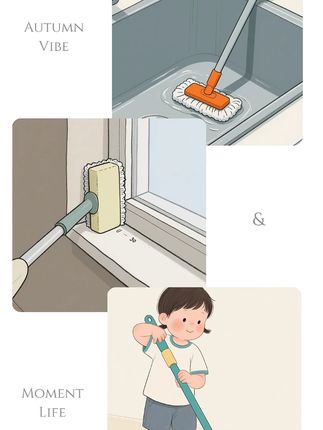 不喜欢做家务的你就用这个迷你小拖把,真的不方便,不脏手不湿手,那不都省了#小拖把 #清洁好物