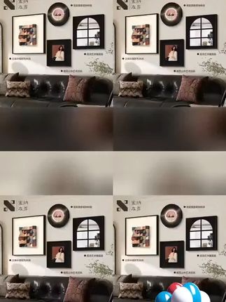 客厅背景墙挂画高档钟表3d立体壁画镜子画适合大白墙的装饰画定制#好物推荐 #居家好物 #客厅背景墙装饰画 #3d立体壁画 #客厅挂画