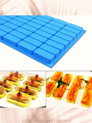40连长方形模具水晶鸭舌硅胶模具果冻皮冻烘焙模具巧克力模具创意#硅胶模具 #长方形模具 #硅胶模具制作 #烘焙模具 #鸭舌硅胶模