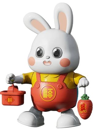 电动跳舞小福兔会唱歌宝宝兔子玩具婴儿练习抬头训练儿童机器人#玩具#玩具推荐#玩具分享#兔子玩具#兔子玩具推荐