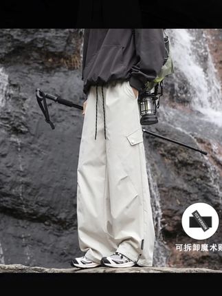 #伞兵裤 #夏季穿搭 #美式长裤 #冰丝裤 #透气不闷热